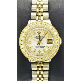 Rolex Oyster Perpetual Date with Diamond bezel 26mm Watch